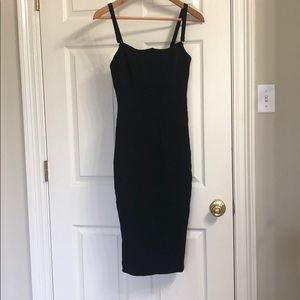 Black sexy evening cocktail dress